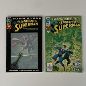 Vintage The Adventures Of‎ Superman Back From The Dead? Lot Of 2 Variants # 500